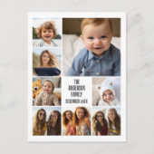 6 Fotovorlage mit 2 Zeilen Text Postkarte (Vorderseite)