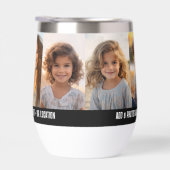 6 Fotovorlage Moderner, minimaler Text über Foto (Rechts)