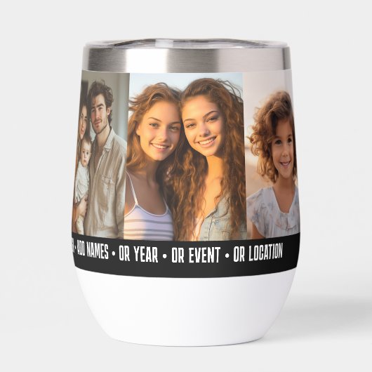 6 Fotovorlage Moderner, minimaler Text über Foto (Rückseite)