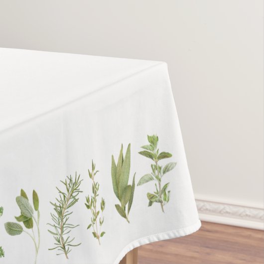 6 FRISCHE HERBS 52 x 70 Tabletten Tischdecke (Beispiel)