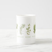 6 FRISCHE HERBS China Tasse (Vorderseite)