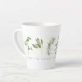 6 FRISCHE HERBS Latte Tasse (Linke Ecke)