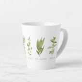 6 FRISCHE HERBS Latte Tasse (Rechte Ecke)