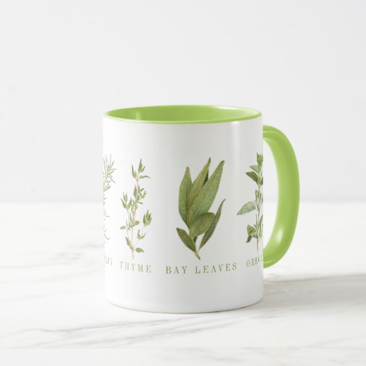 6 FRISCHE HERBS Limone Combo-Tasse Tasse (VorderseiteRechts)