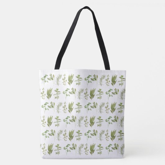6 FRISCHE HERBS Schultertasche - groß Tasche (Vorderseite)