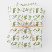 6 FRISCHES HERBS Flachpapier Geschenkpapier Set (Beispiel)