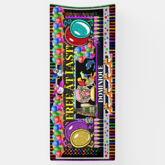 6 Fuß GRATIS AUF LETZTES Banner (Vertikal)