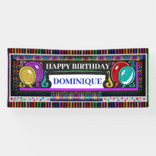 6 Fuß lange Geburtstagsgirlande Happy Happy Banner