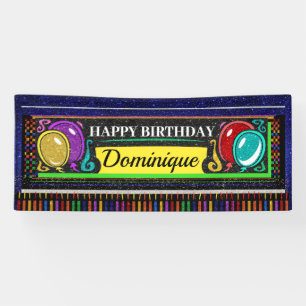 6 Fuß langes Geburtstagsbanner Glücklich Glücklich Banner