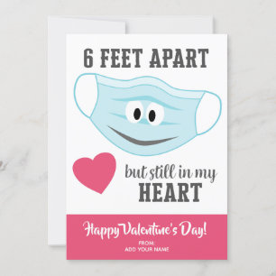 6 Füße abseits, aber immer noch in meinem Herzen - Feiertagskarte