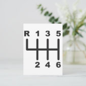 6-Gang-Gate Postkarte (Stehend Vorderseite)