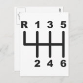 6-Gang-Gate Postkarte (Vorne/Hinten)