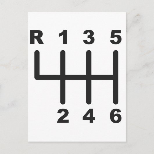 6-Gang-Gate Postkarte (Vorderseite)