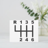 6-Gang-Gate Postkarte (Stehend Vorderseite)