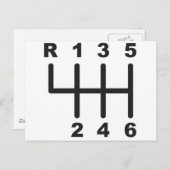 6-Gang-Gate Postkarte (Vorne/Hinten)