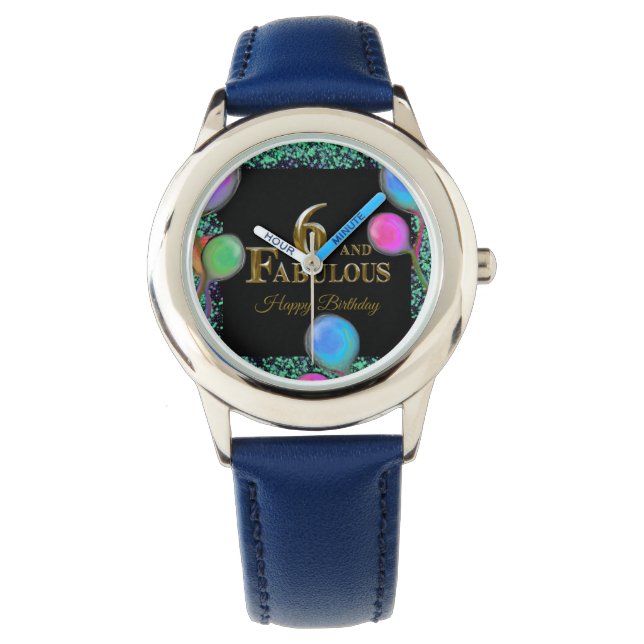 6. Geburtstag  Armbanduhr (Vorderseite)