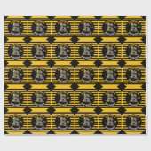 6. Geburtstag Bau Geschenkpapier (Flach)