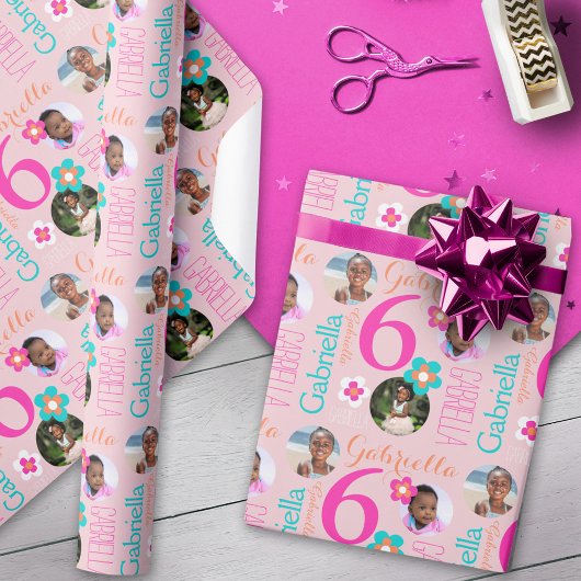 6. Geburtstag Blumen Brauch Name Fotos Alter Kinde Geschenkpapier