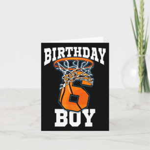 6. Geburtstag Bysketbyll Junge 6 Jahre alt Bysketb Karte