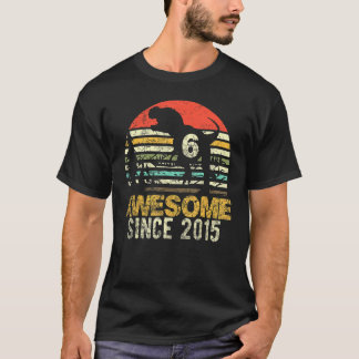 6. Geburtstag Dinosaurier 6 Jahre Junge Kinder Pha T-Shirt