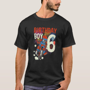 6. Geburtstag Dirt Bike Boy Party Offroad Bike 6 T-Shirt