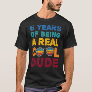 6. Geburtstag Echter Cooler Typ für 6-jährige Jung T-Shirt