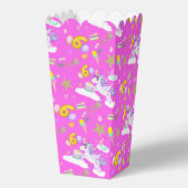 6. Geburtstag Einhorn mit Cake Favor Box Geschenkschachtel (Rückseite)