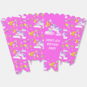 6. Geburtstag Einhorn mit Cake Favor Box Geschenkschachtel (Ungeklappt)