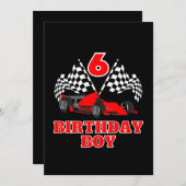 6. Geburtstag Einladung (Vorne/Hinten)