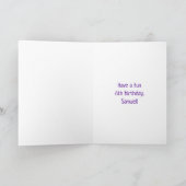 6. Geburtstag: Fun Graffiti Inspiriert Regenbogen  Karte (Innenseite)