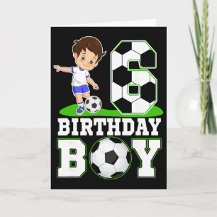 6. Geburtstag Fußball 6. Geburtstag Junge Karte