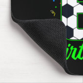 6. Geburtstag Fußball Junge Mädchen Kinder Fußball Mousepad (Ecke)
