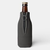 6. Geburtstag Geschenk Chalk Herzen Flaschenkühler (Flasche Rückseite)