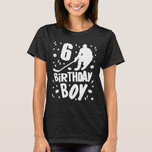 6. Geburtstag Junge Eishockey Kinder 6 Jahre altes T-Shirt