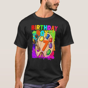 6. Geburtstag Junge Malerei B Tag 6 Jahre alt Part T-Shirt