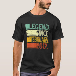 6. Geburtstag Jungs Geschenk 6 Jahre alte Legende  T-Shirt