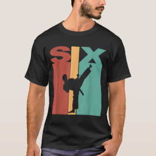 6. Geburtstag Karate Taekwondo Thema 6 Jahre alt T-Shirt