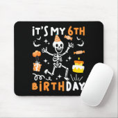 6. Geburtstag Kinder lustiges Skelett 6. Geburtsta Mousepad (Mit Mouse)