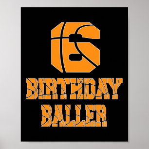 6. Geburtstag Ller Junge 6 Jahre alt Sketll Thema Poster