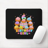 6. Geburtstag Mädchen kawaii Dumpling Anime Geburt Mousepad (Mit Mouse)