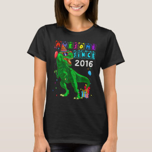 6. Geburtstag Phantastisch seit 2016 6 Jahre Dinos T-Shirt