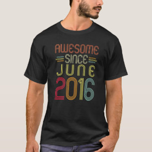 6. Geburtstag Phantastisch seit Juni 2016 6 Jahre  T-Shirt
