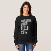 6. Geburtstag Phantastisch seit Juni 2016 Sweatshirt (Vorne ganz)