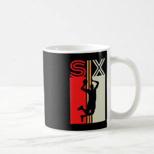 6. Geburtstag Retro Basketball 6 Jahre Junge Mädch Kaffeetasse