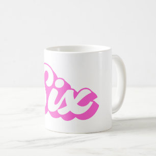 6. Geburtstag Retro Mädchen Kaffeetasse