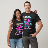 6. Geburtstag Rollschuh Mädchen Feier T-Shirt (Unisex)