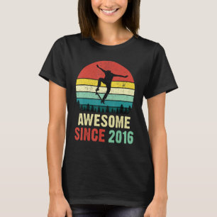 6. Geburtstag Skateboard 6 Jahre alt Phantastisch  T-Shirt
