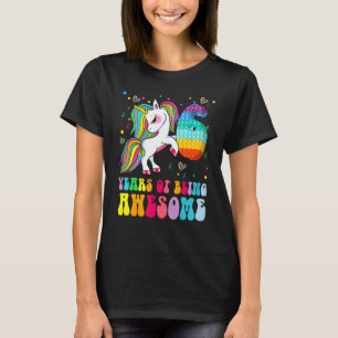 6. Geburtstag Unicorn Fidget Pop Es Geburtstagskin T-Shirt