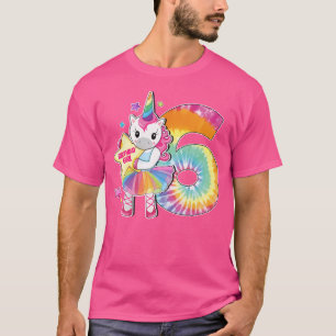 6. Geburtstags-Einhorn-Shirt-Geschenk für Mädchen T-Shirt