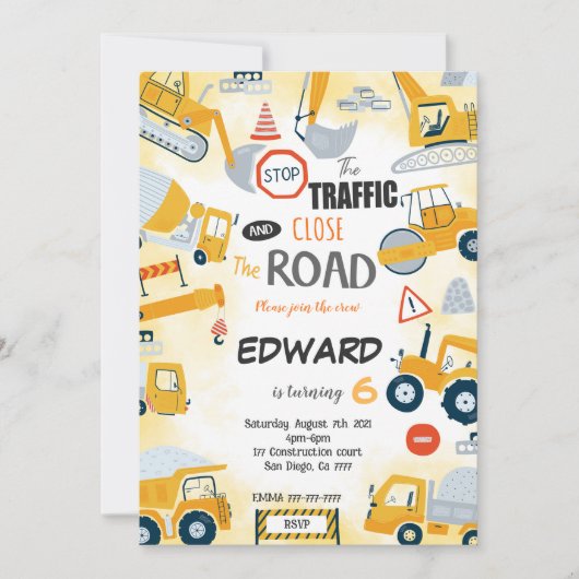 6. Geburtstagsaufenthalt Einladung (Vorderseite)